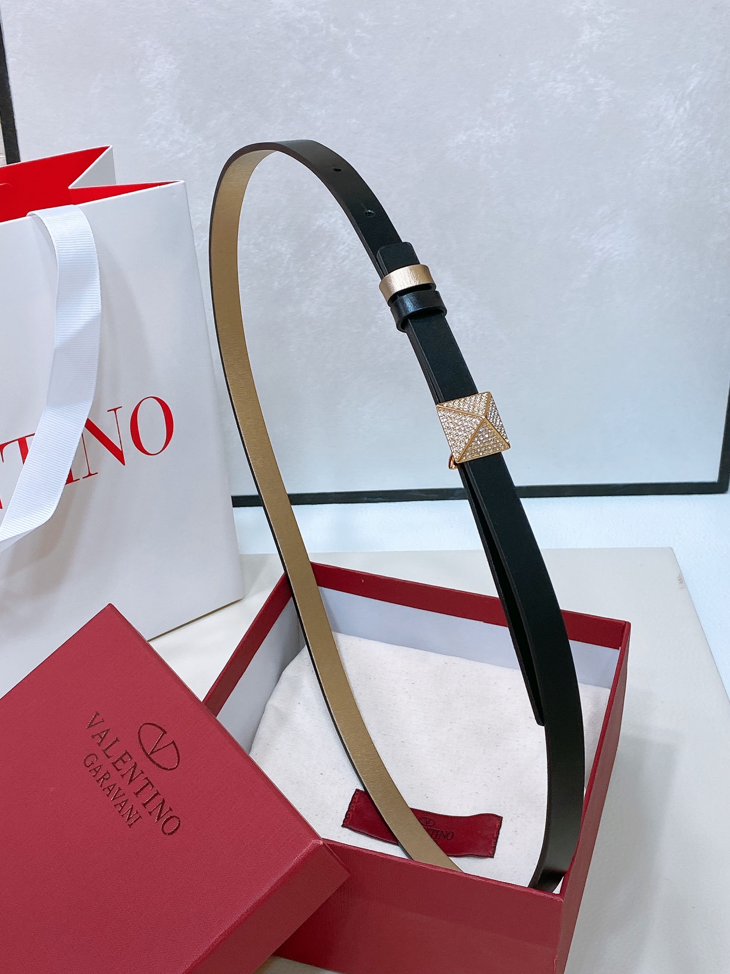 Valentino Leather Belts 1:1 Mirror Version