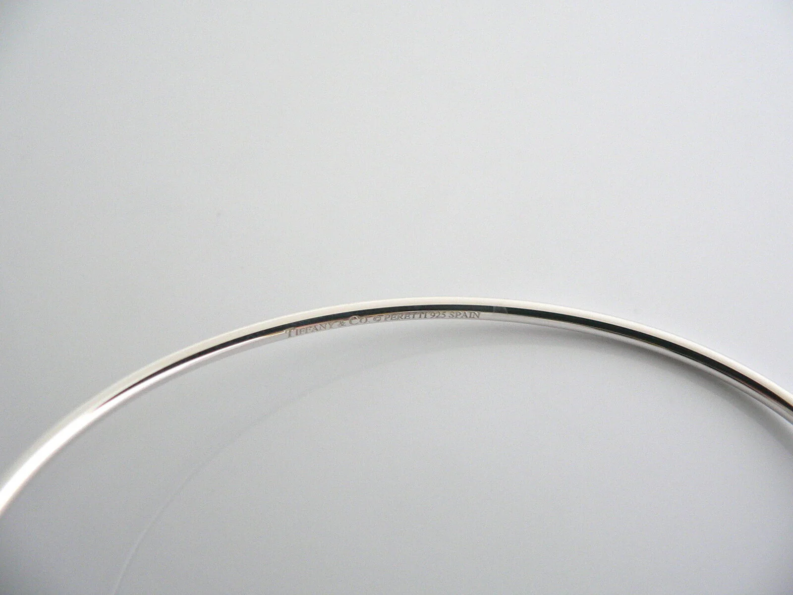 Tiffany & Co Silver Teardrop Bangle Bracelet Gift Love Peretti Tear
