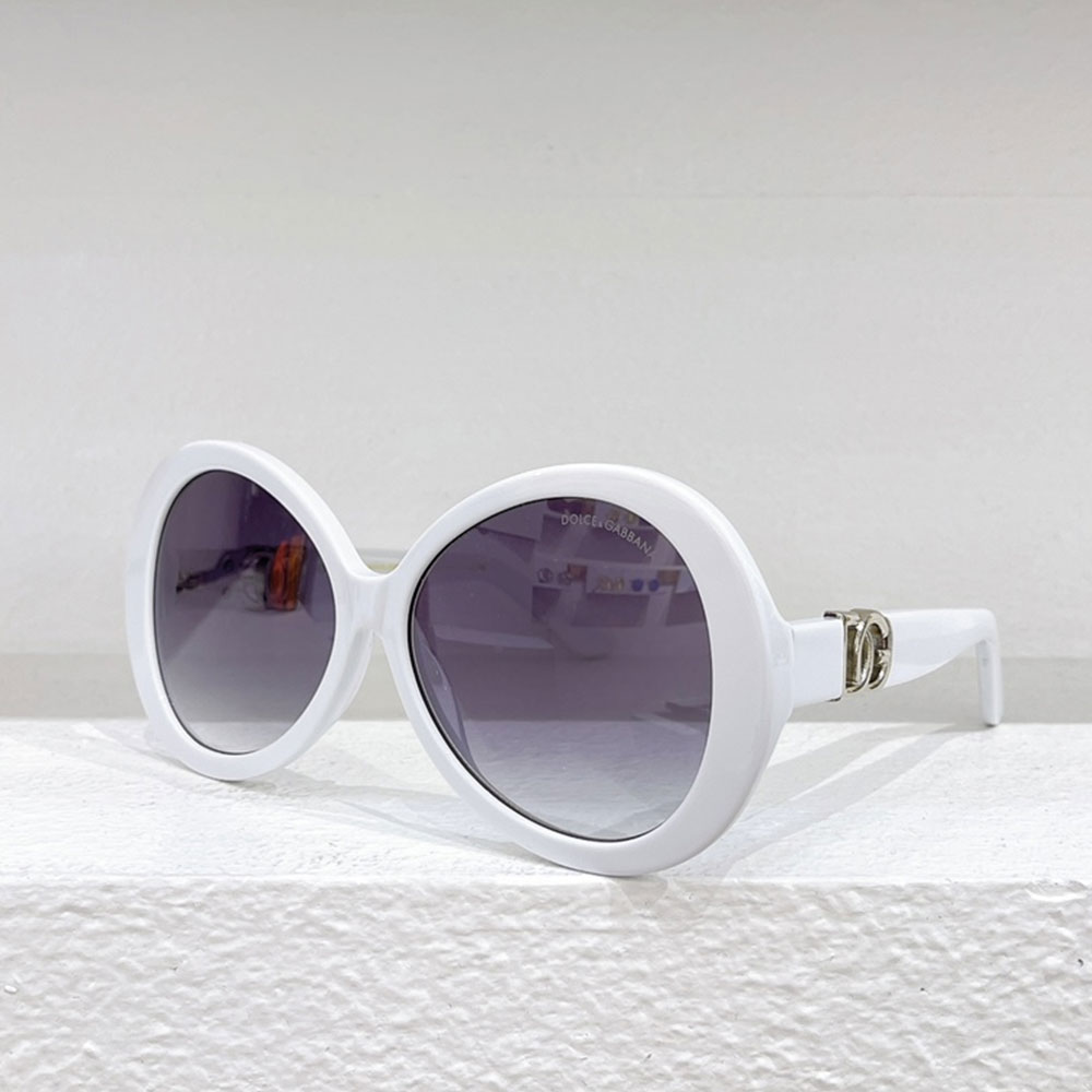 DOLCE & GABBAN DG Mirror leg Hollowed out Logo Sunglasses Top quality （Replica）
