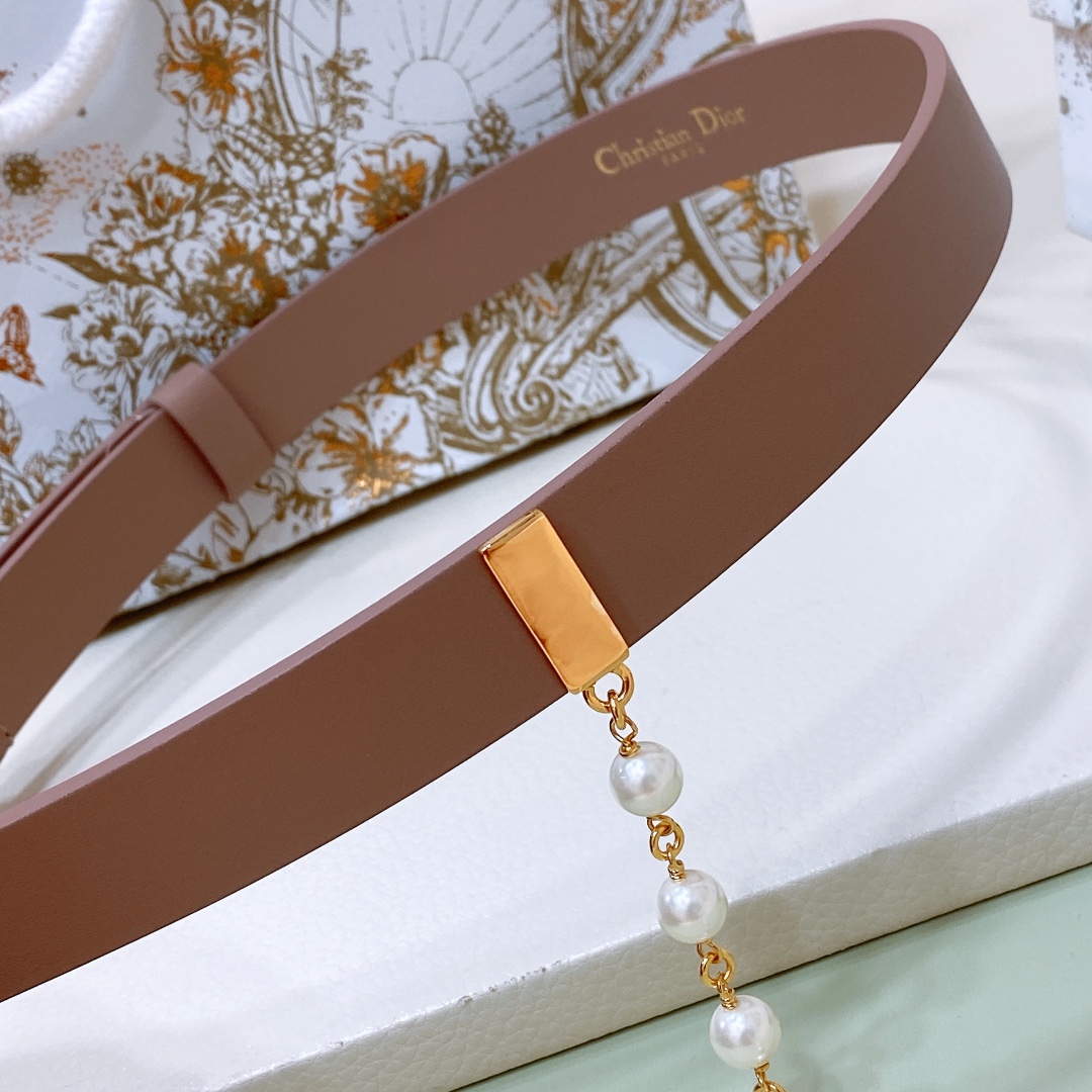 Dior Leather Belts 1:1 Mirror Version