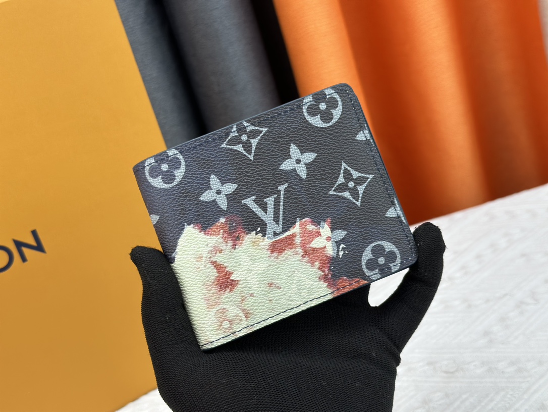 Louis Vuitton Brazza Damier Graphite Pixel N60895 M40452 Wallet Bag Handbag