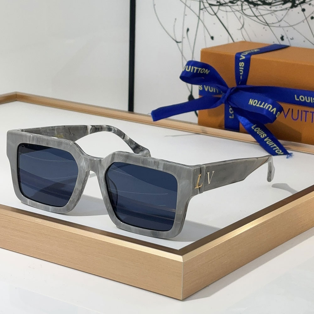 Louis Vuitton LV Mirror leg Logo sunglasses Top quality （Replica）