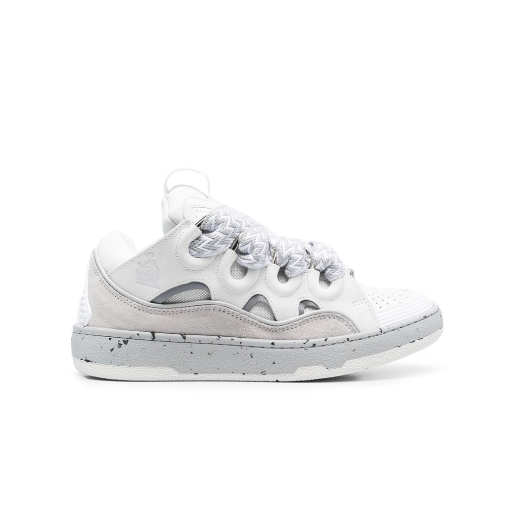 Lanvin LEATHER CURB SNEAKERS(Replica)