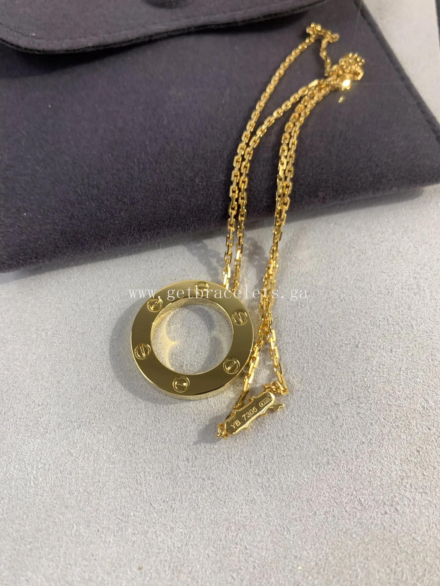 Cartier Love Necklace Yellow Gold