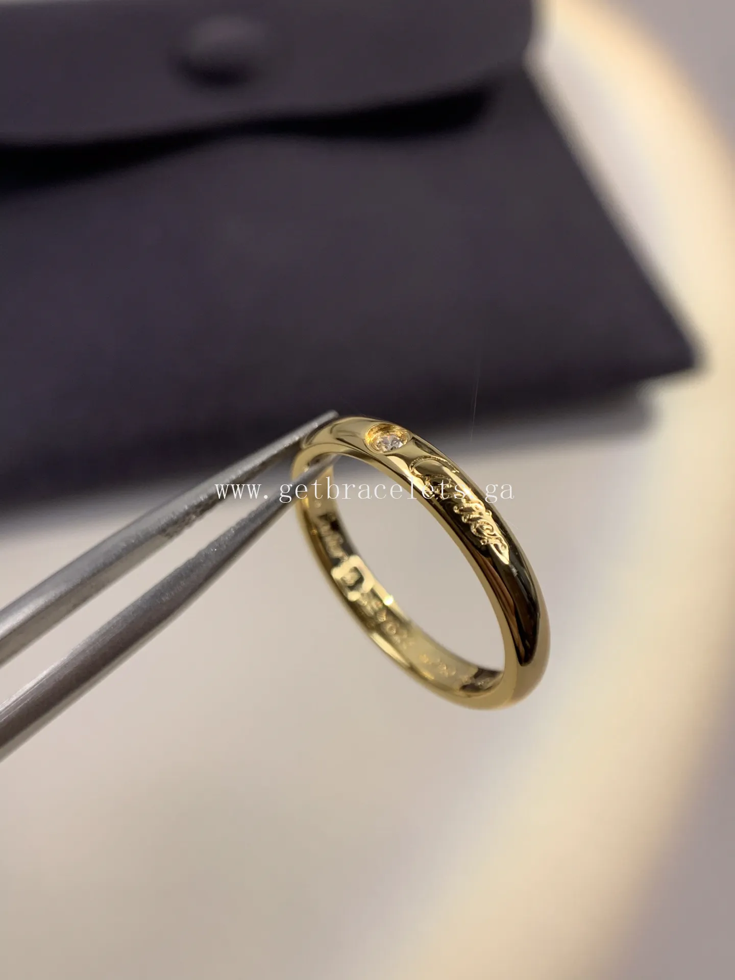 Cartier 1895 Wedding ring With 1 Diamonds Yellow Gold