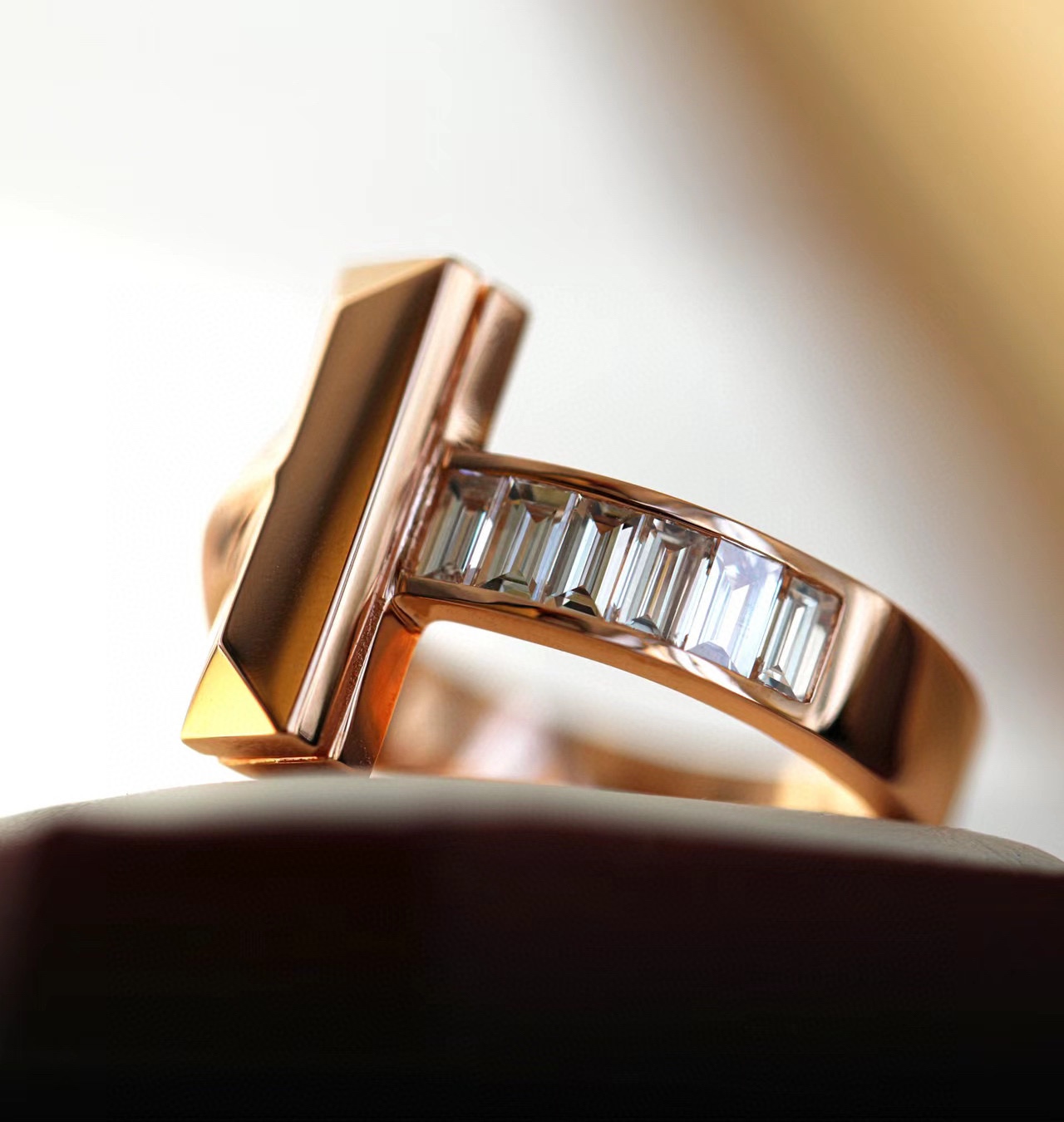 Tiffany Square Diamond Ring