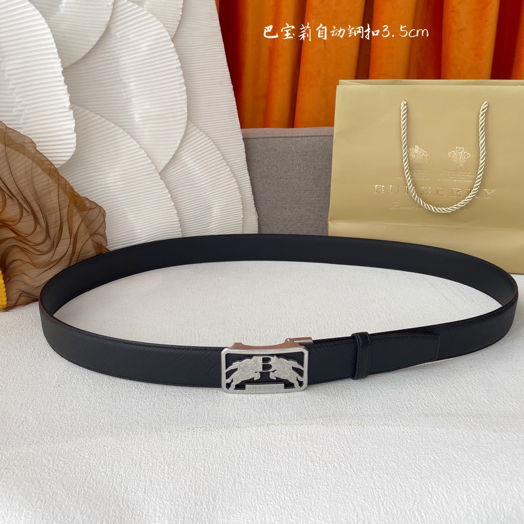 Burberry Leather Belts 1:1 Mirror Version