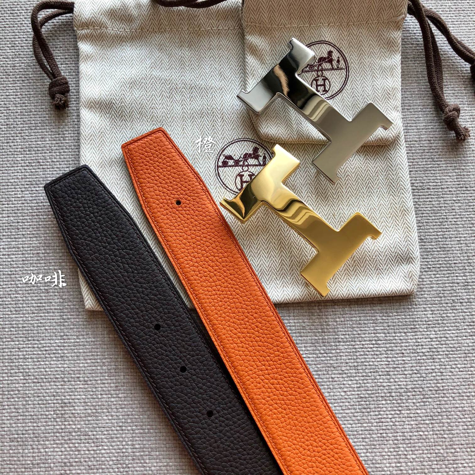Hermes Leather Belts 1:1 Mirror Version