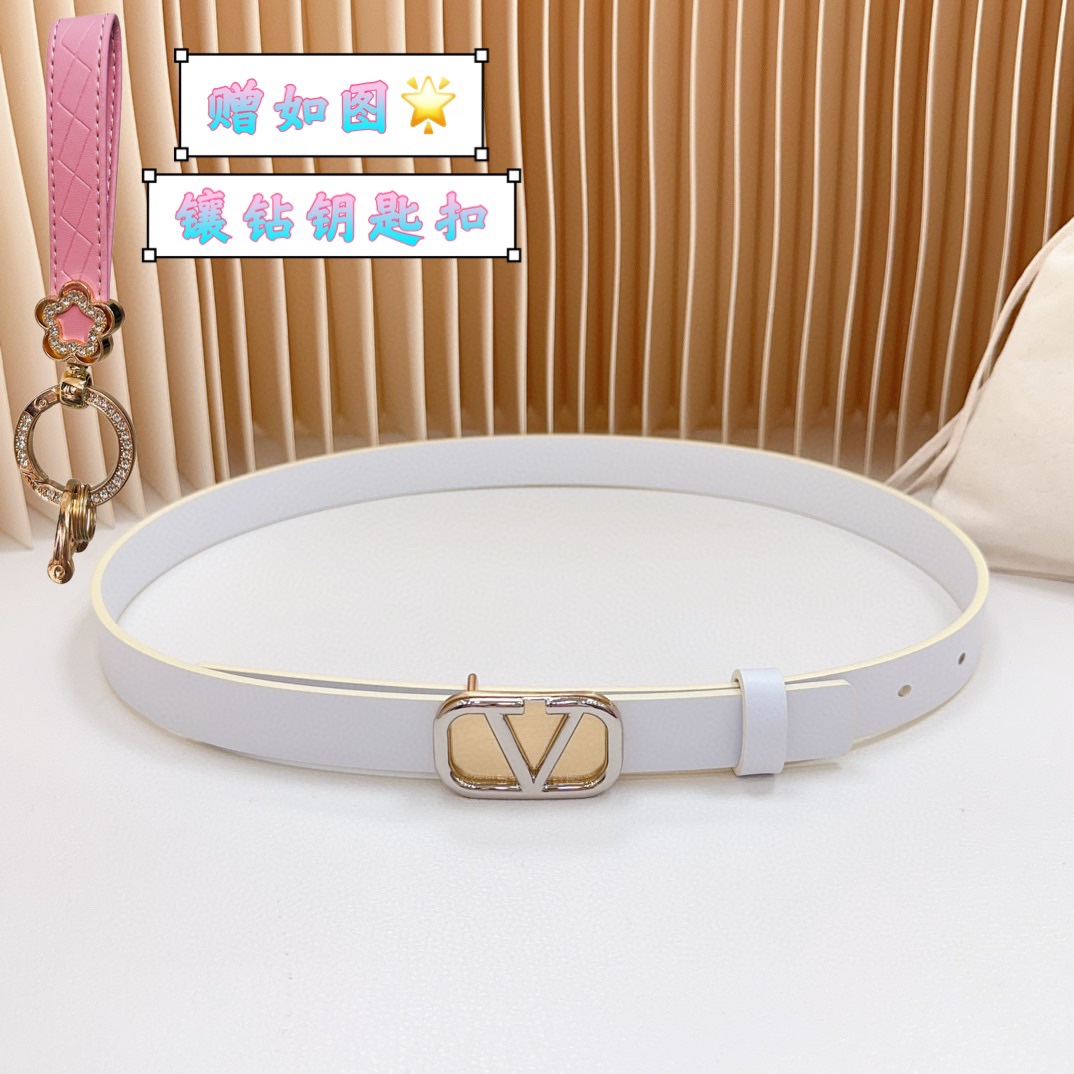 Valentino Leather Belts 1:1 Mirror Version