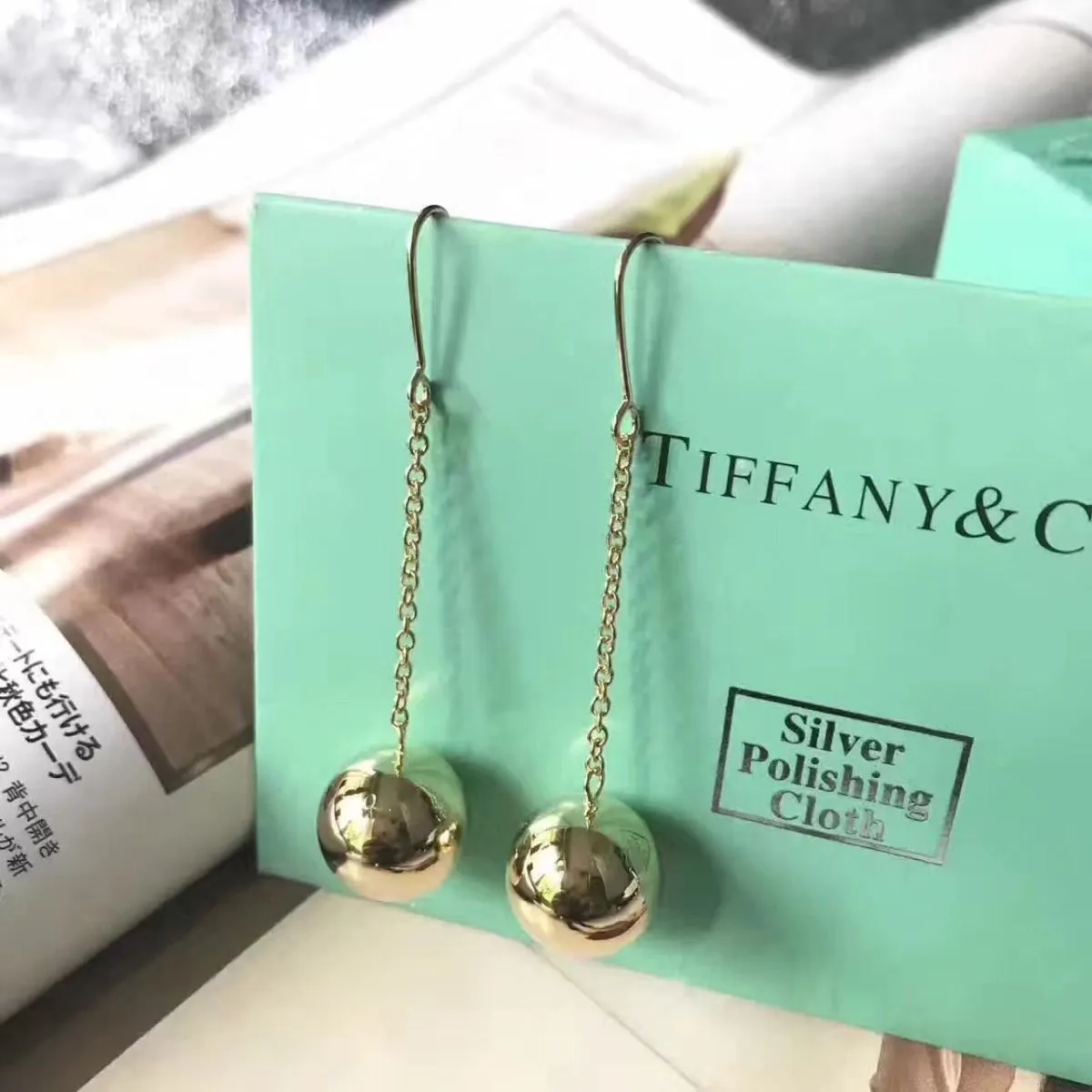 Tiffany HardWear Ball Hook Earrings 2018 Latest For Ladies 38096753/38172808/38172816