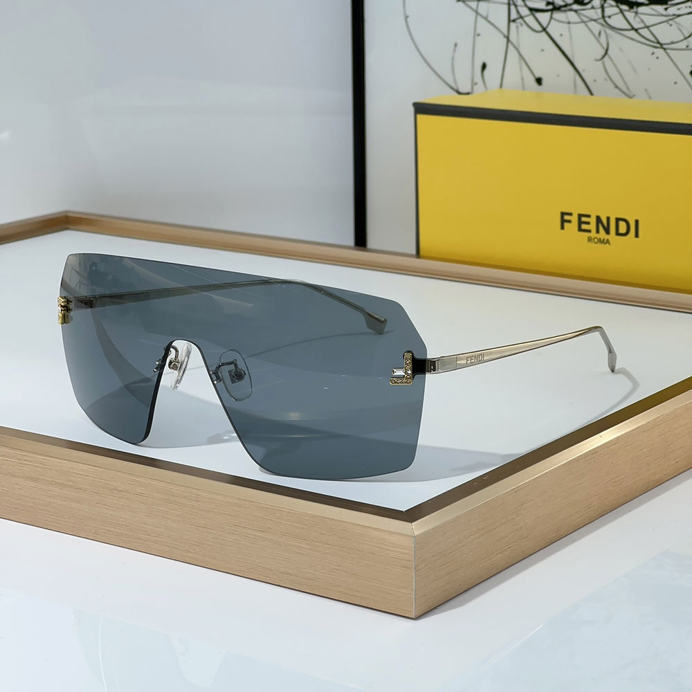 Fendi Aviator Rimless Sunglasses Top quality （Replica）