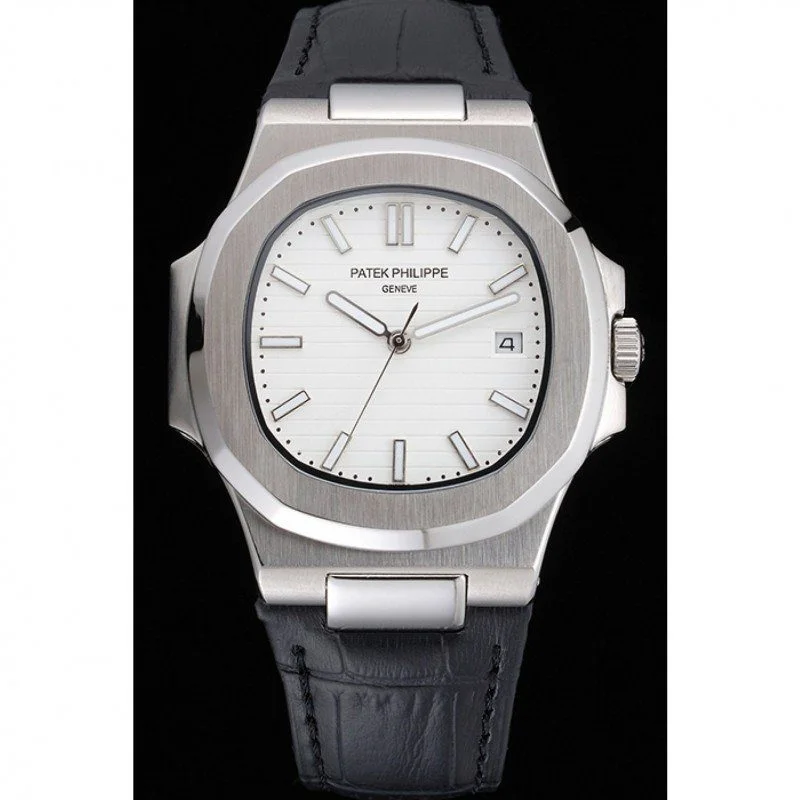 Nautilus 5711G-014 Dial White 59 mm, Stainless Steel