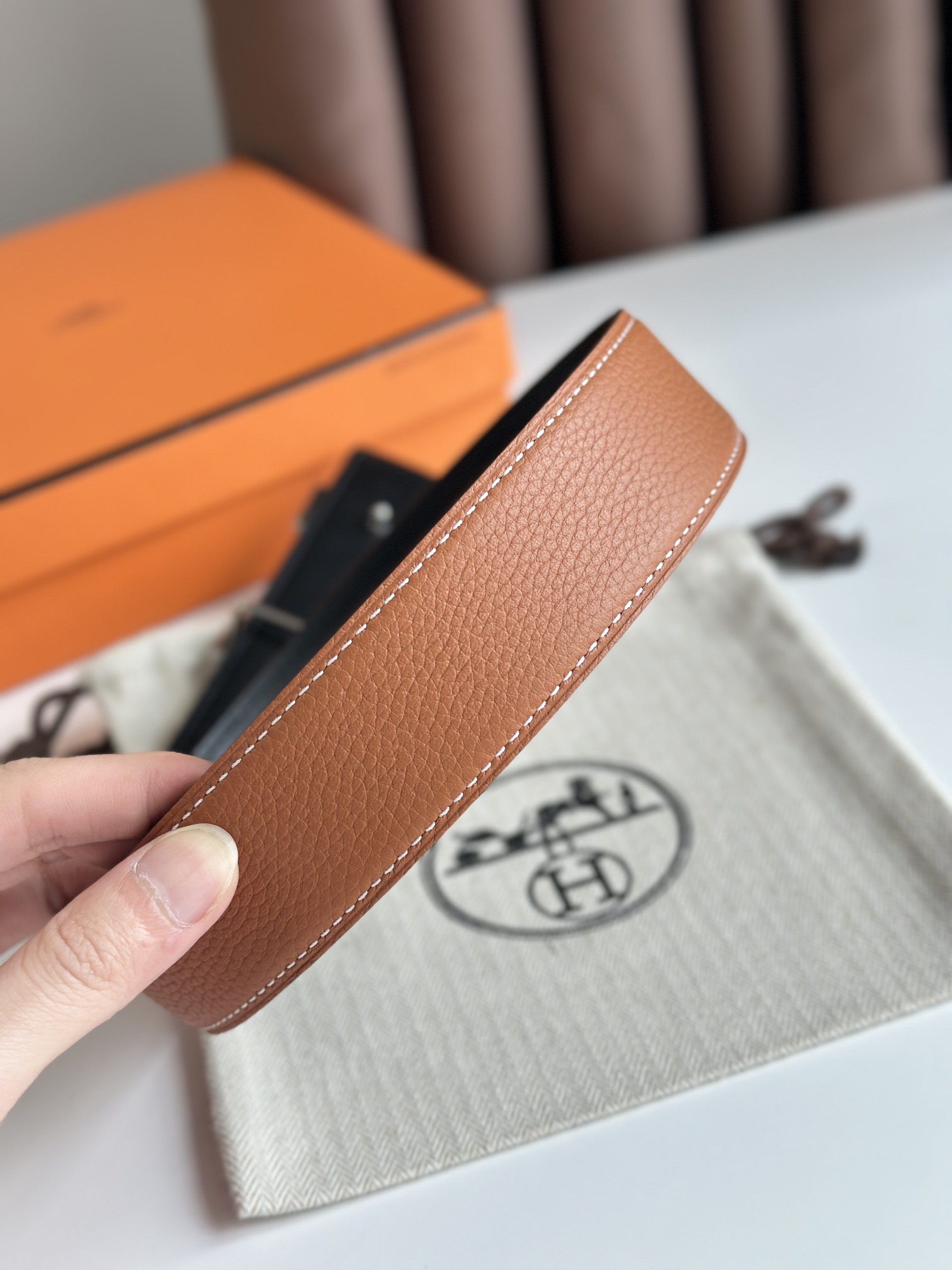 Hermes Leather Belts 1:1 Mirror Version