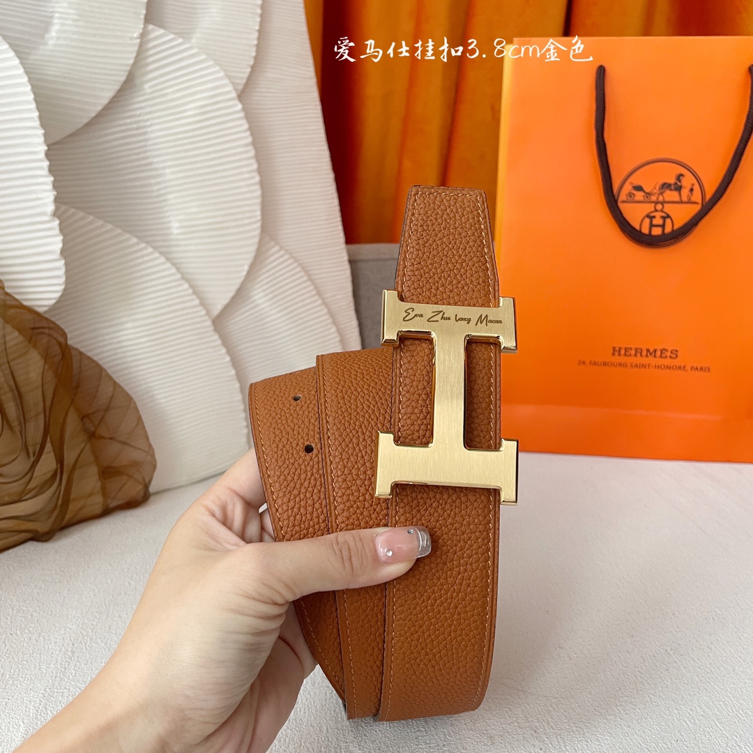 Hermes Leather Belts 1:1 Mirror Version