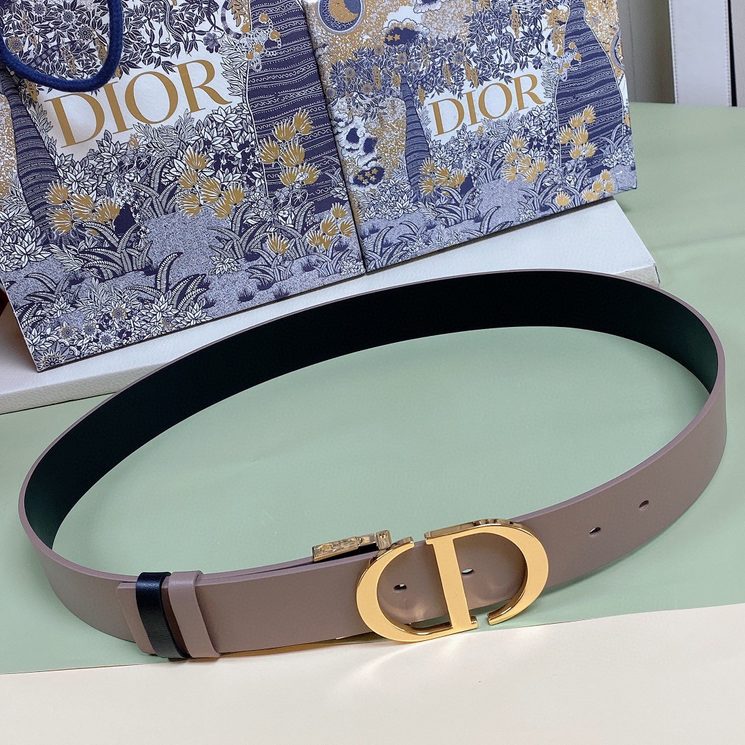 Dior Leather Belts 1:1 Mirror Version