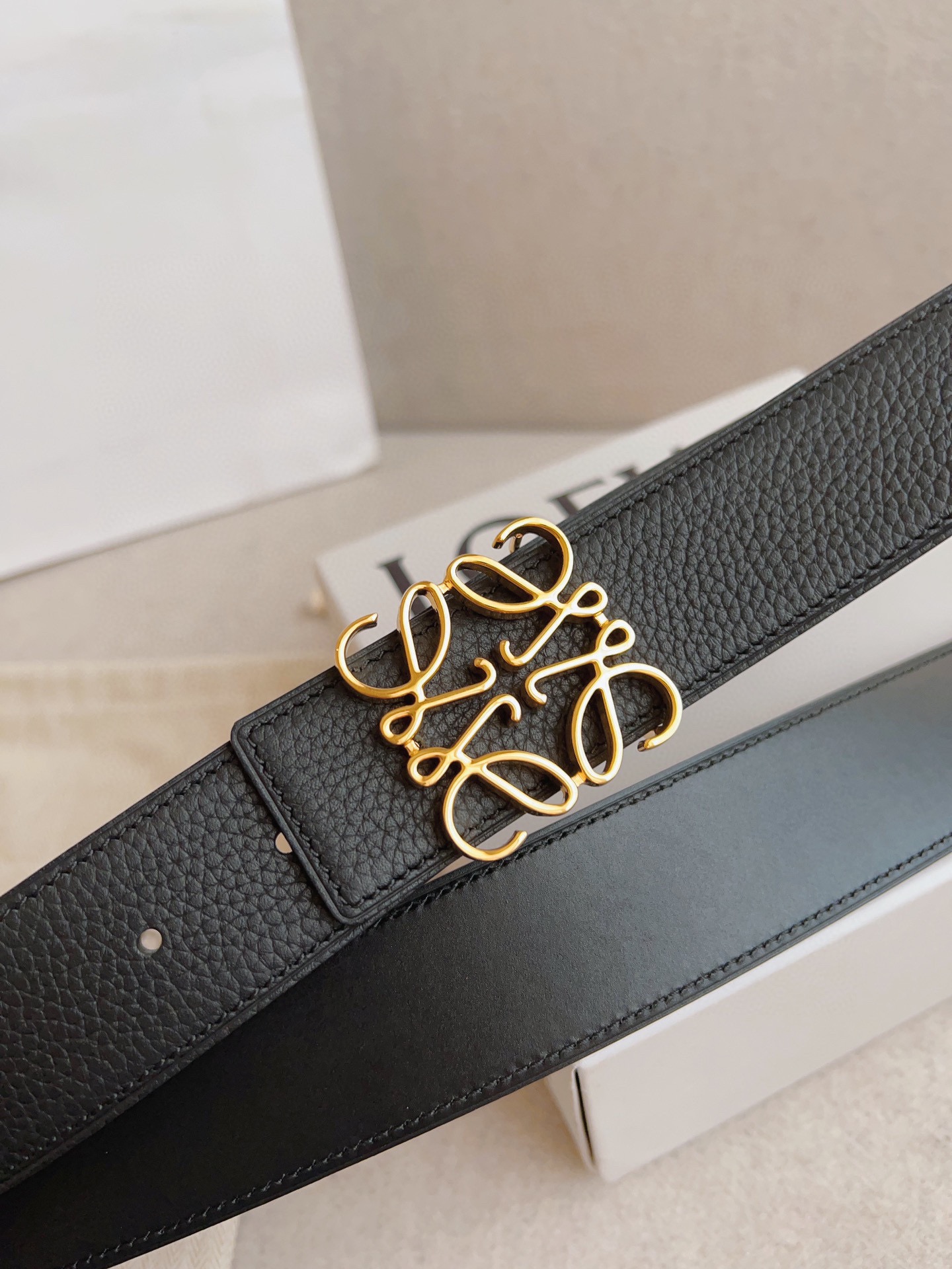 Loewe Leather Belts 1:1 Mirror Version