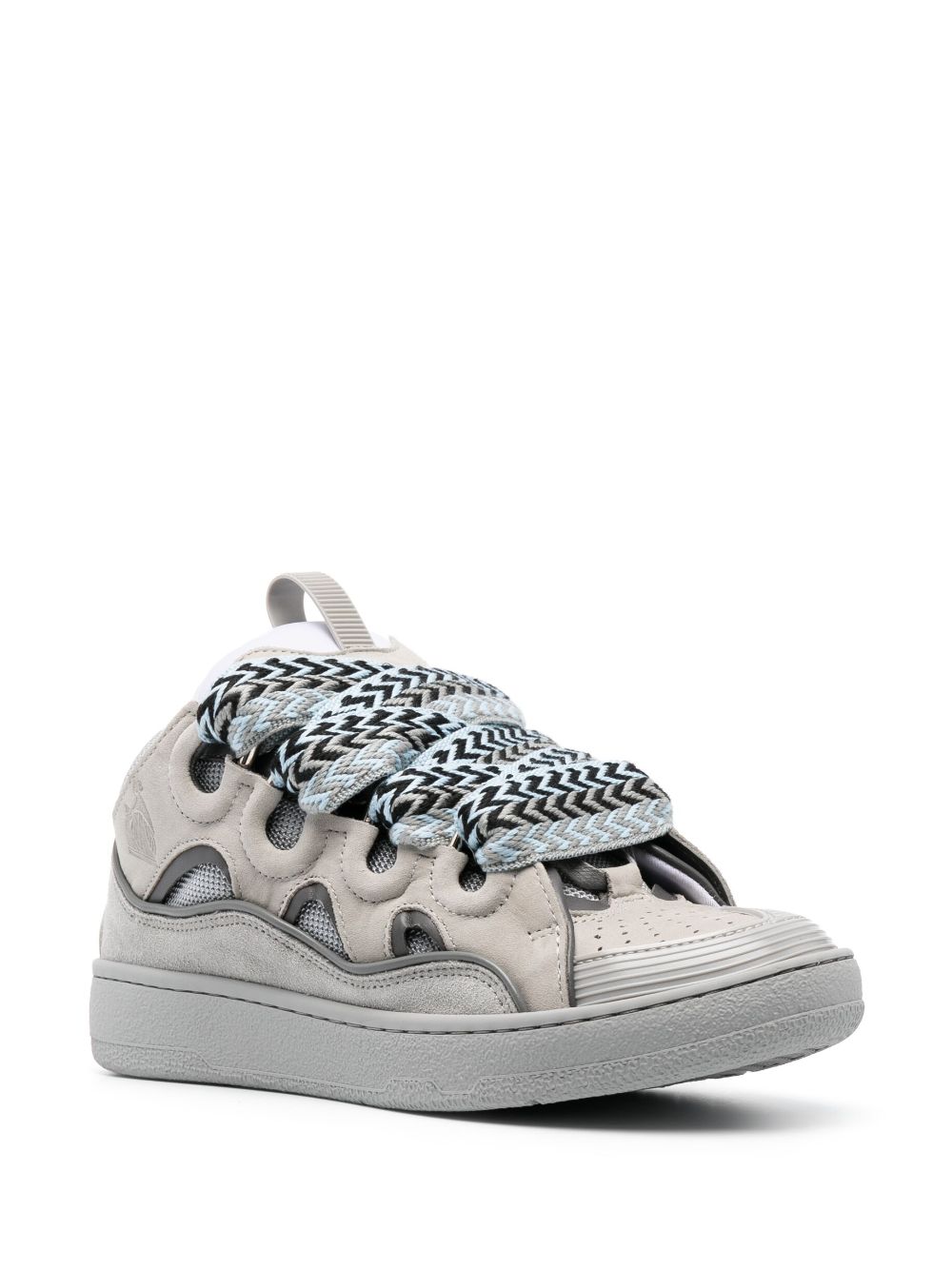 Lanvin LEATHER CURB SNEAKERS(Replica)