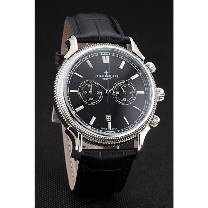 Chronograph Dial Black 40 mm, Stainless Steel