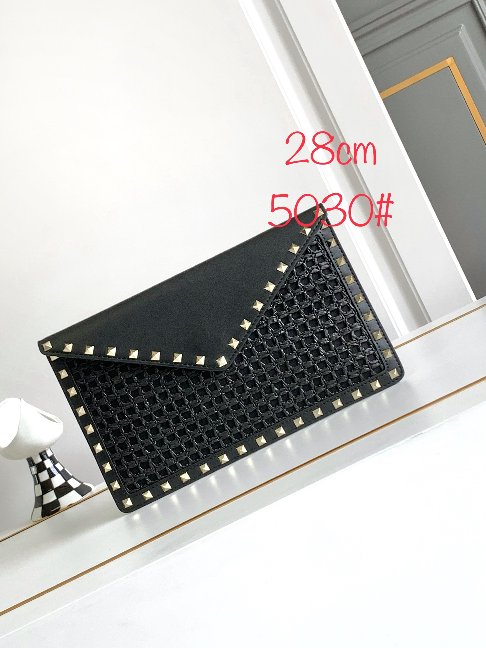 Valentino Rockstud Clutch 5030 MTX59 28cm