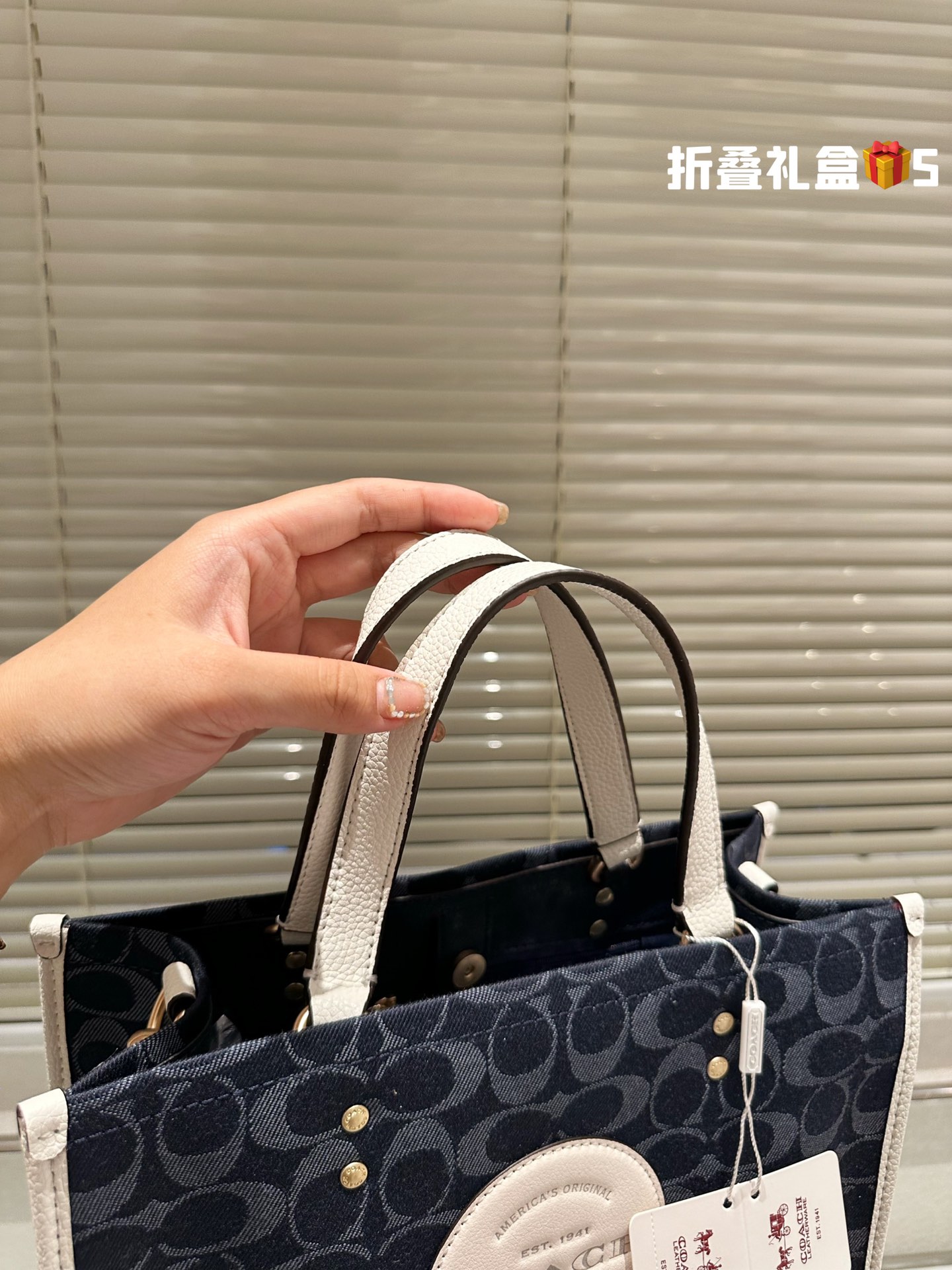 COACH DEMPSEY Tote 015 LLS581 30cm
