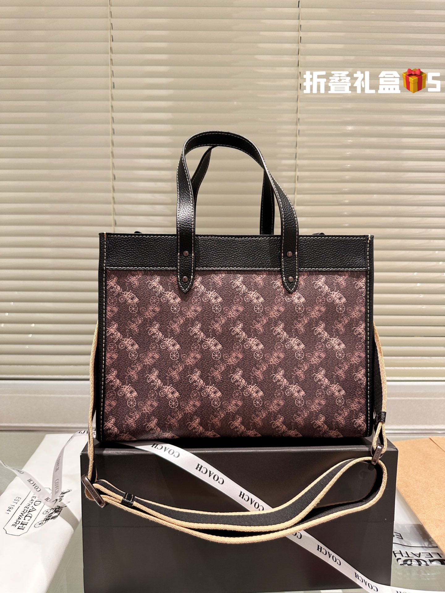 COACH FIELD Tote 027 LLS002 29cm