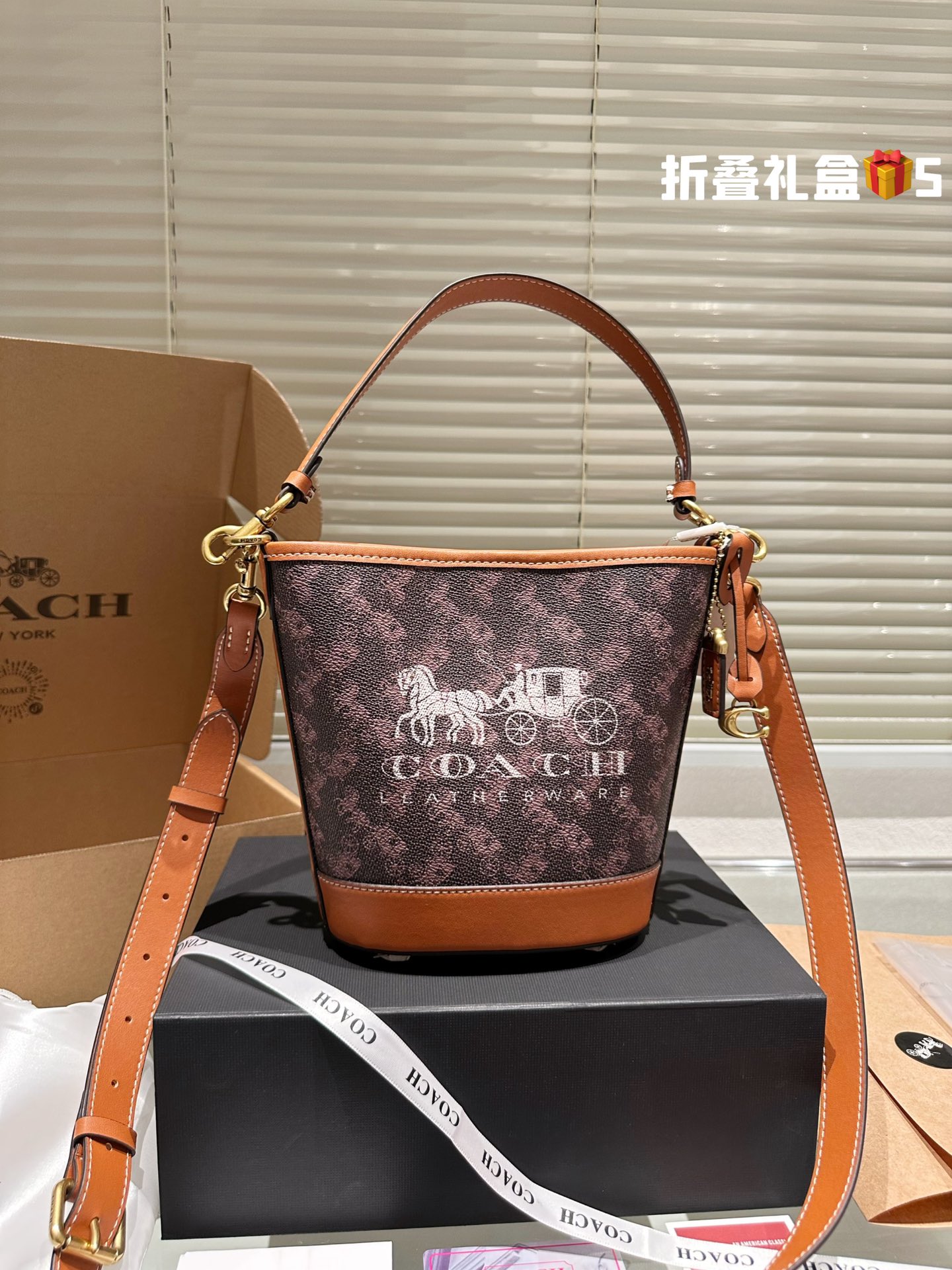 COACH DAKOTA Bucket Bag 036 LLS071 21cm