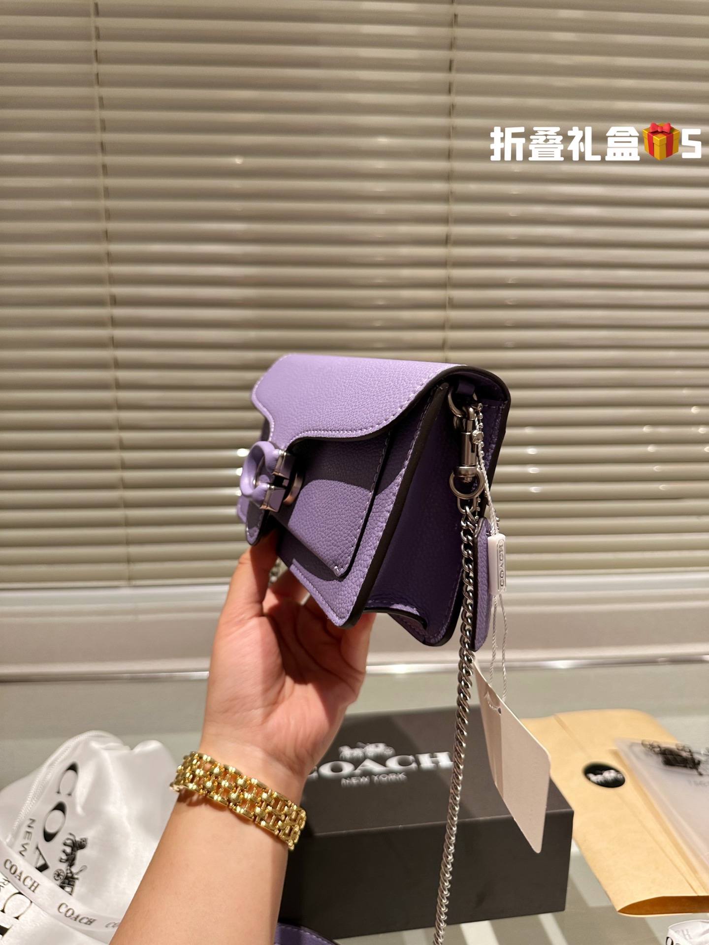 COACH TABBY Chain Bag 002 LLS561 21cm