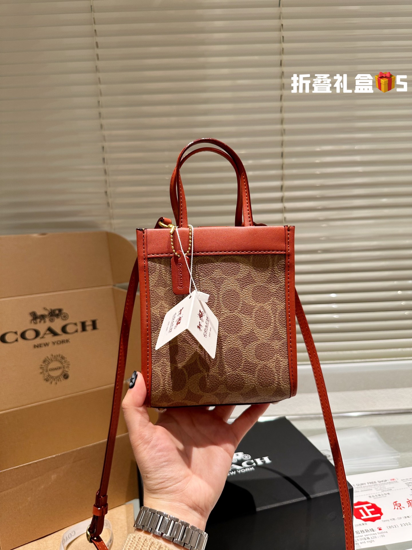 COACH CASHIN Tote 028 LLS051 14.5cm