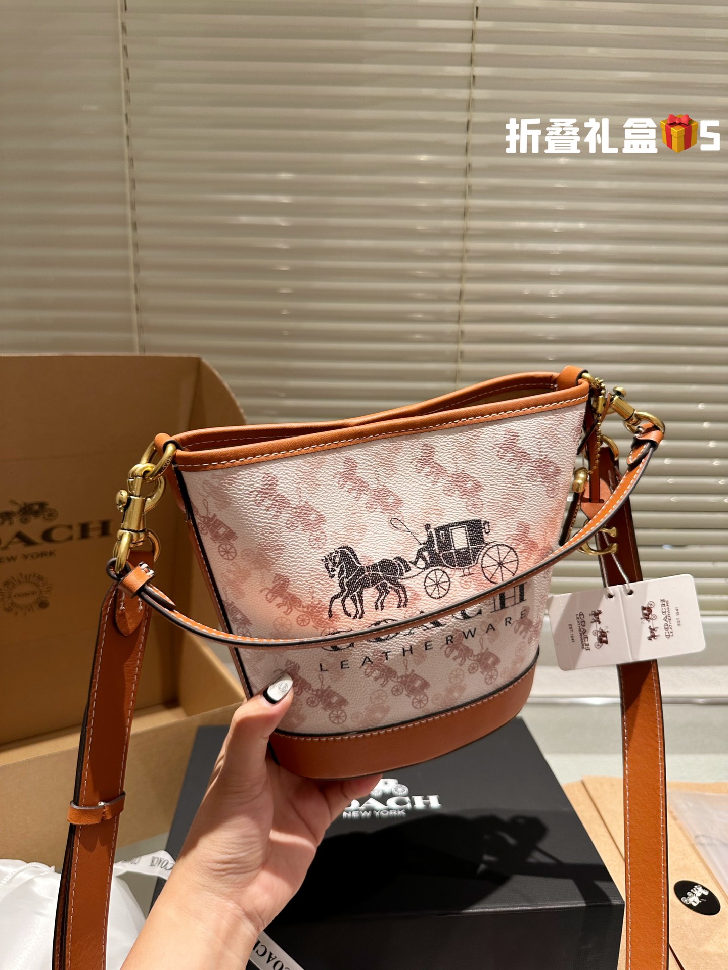 COACH DAKOTA Bucket Bag 036 LLS071 21cm