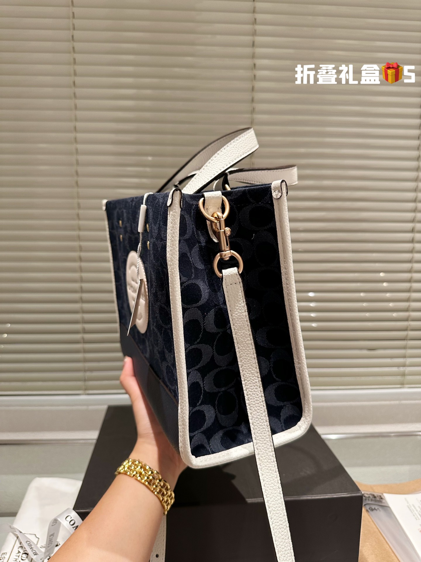 COACH DEMPSEY Tote 015 LLS581 30cm