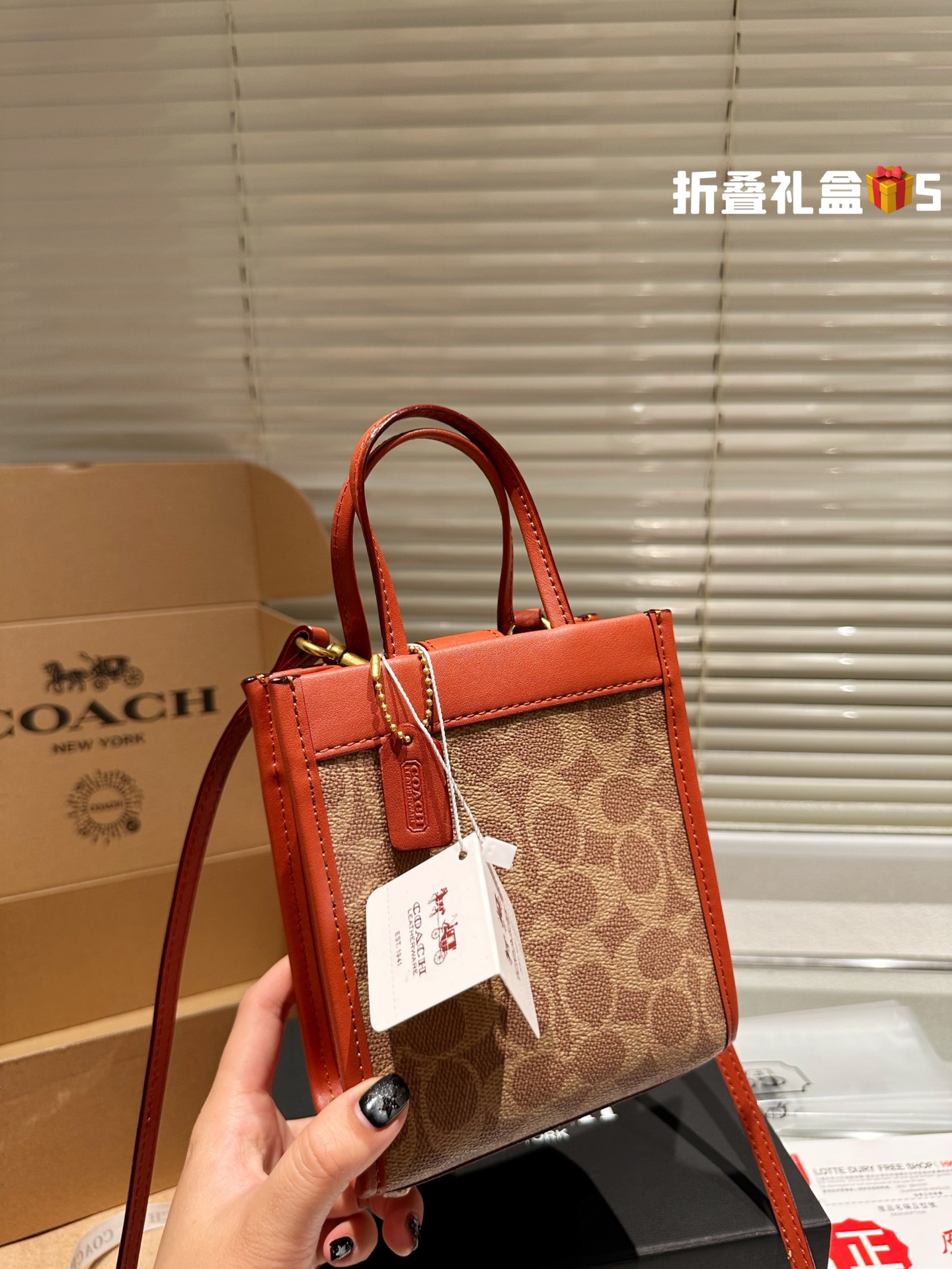 COACH CASHIN Tote 028 LLS051 14.5cm