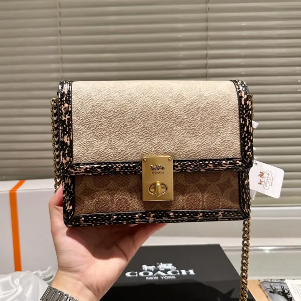 COACH HUTTON Chain Bag 003 LLS091 21cm
