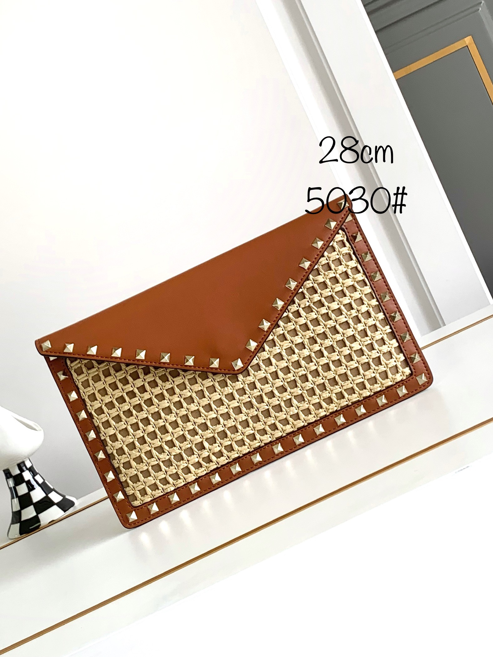 Valentino Rockstud Clutch 5030 MTX59 28cm
