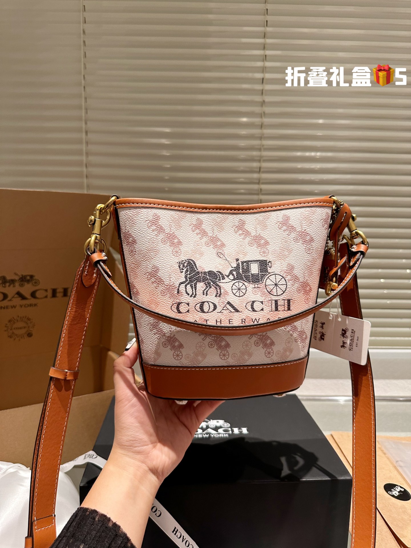 COACH DAKOTA Bucket Bag 036 LLS071 21cm