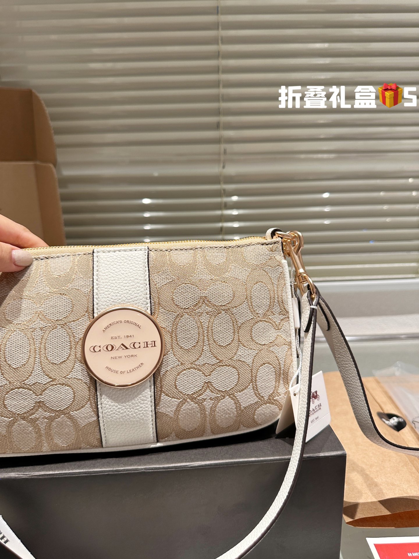 COACH LONNIEBAGUETTE Bag 029 LLS561 25cm