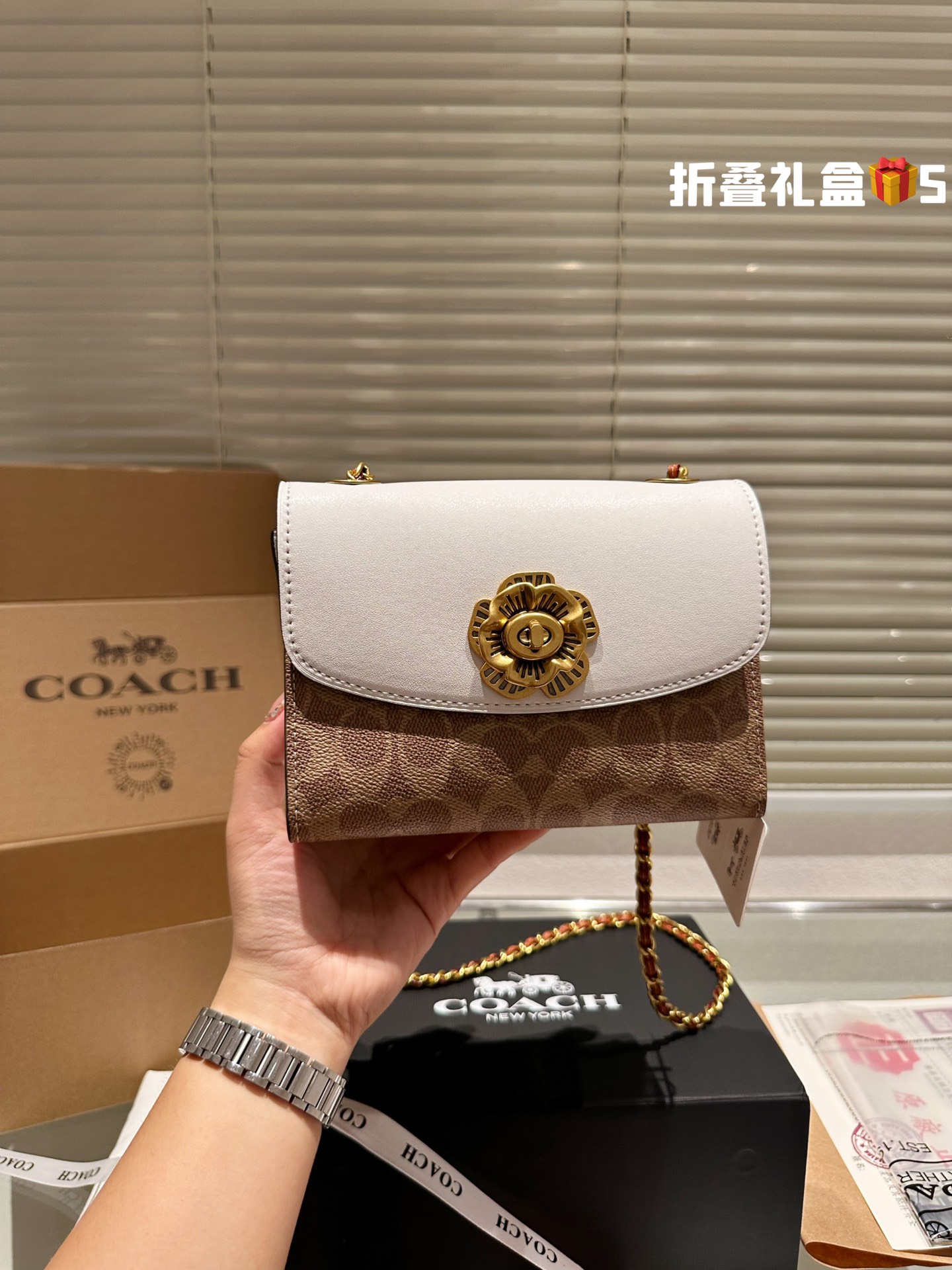 COACH MADISON Chain Bag 004 LLS071 18cm