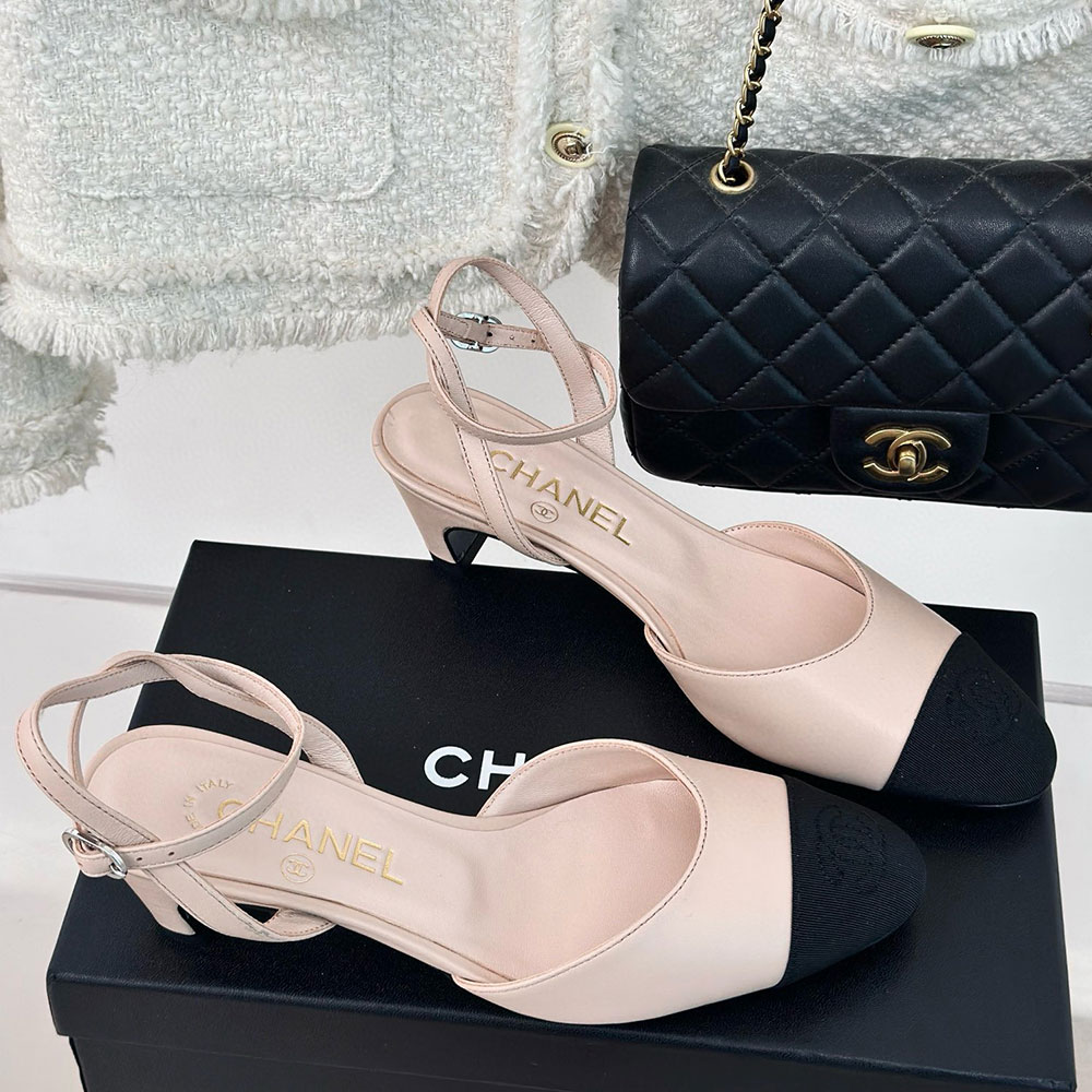 Chanel   Lace-up heels  Sandals Slide（Replica）