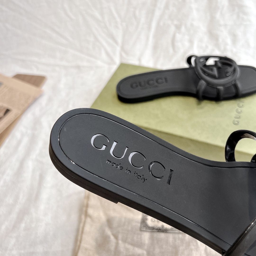 Gucci Slide Sandals Slipper TPU Mirror Version
