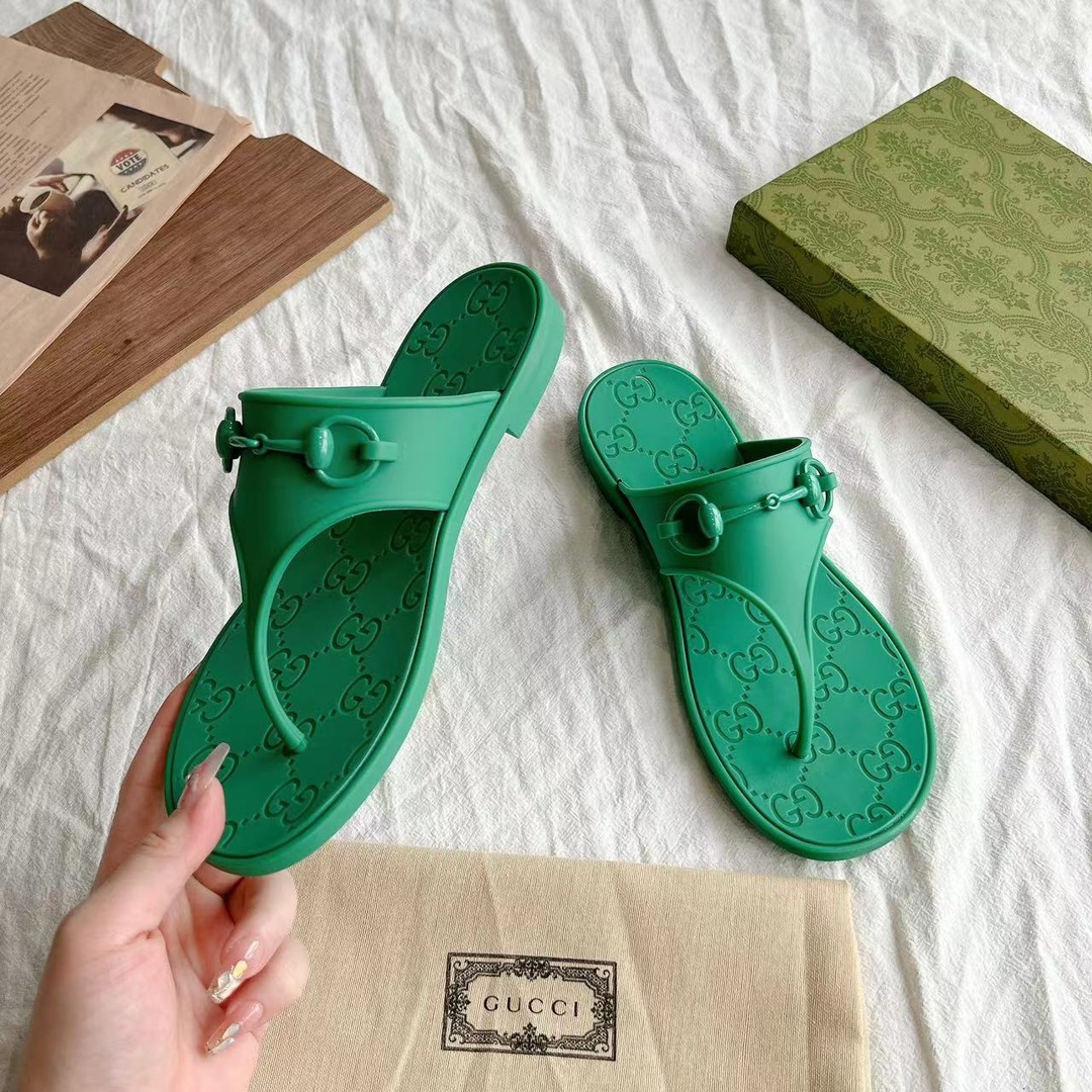 Gucci Slide Sandals Slipper With Horsebit TPU Mirror Version