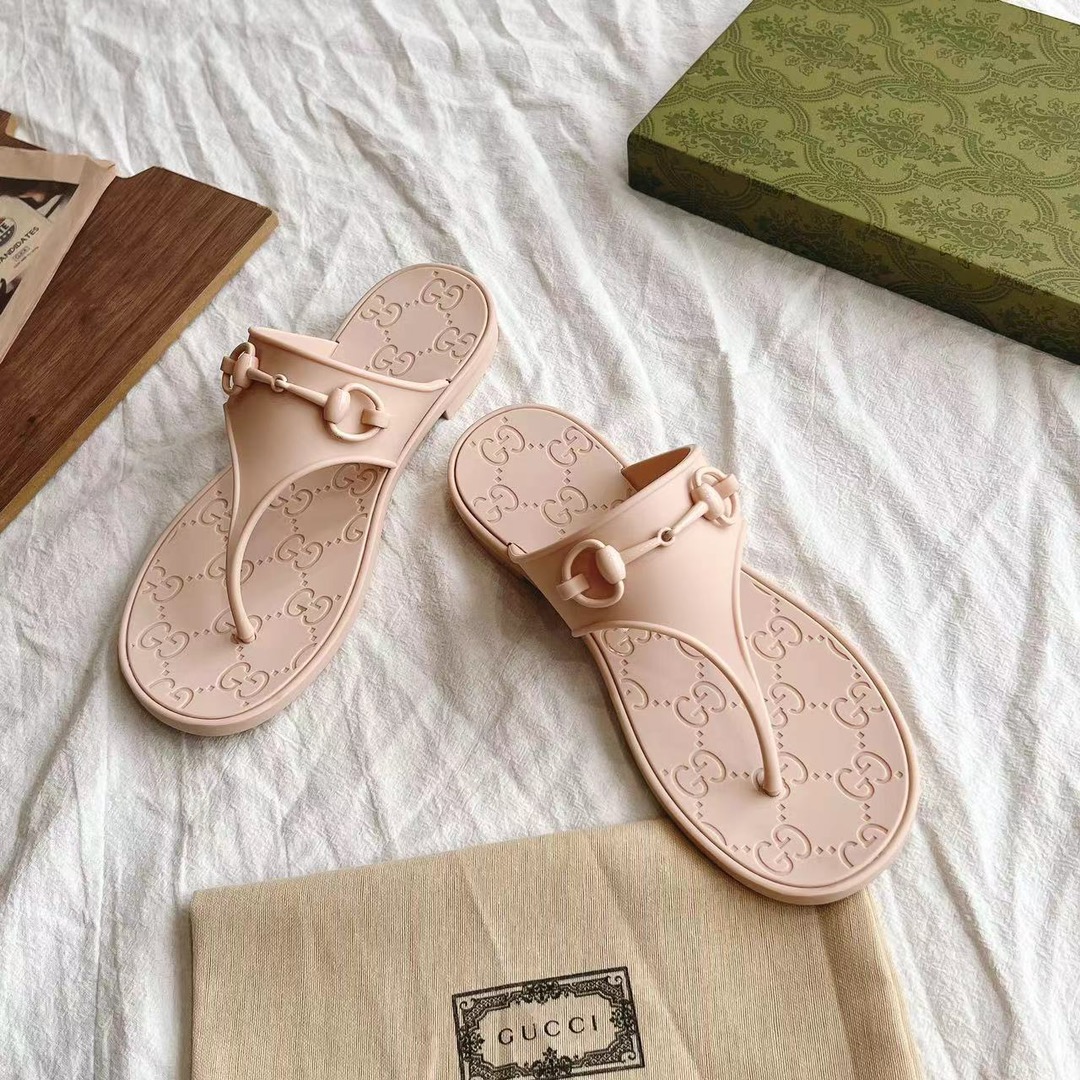 Gucci Slide Sandals Slipper With Horsebit TPU Mirror Version