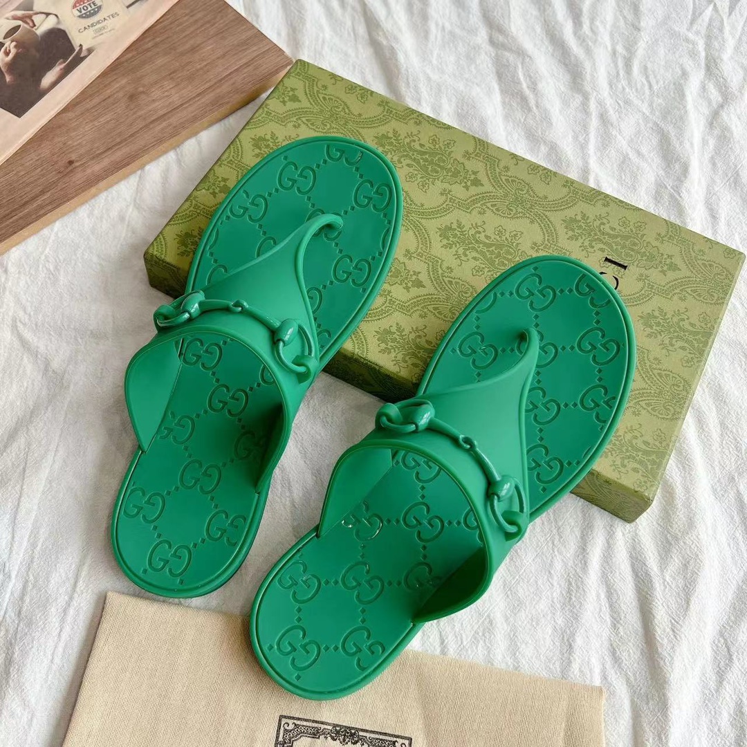Gucci Slide Sandals Slipper With Horsebit TPU Mirror Version