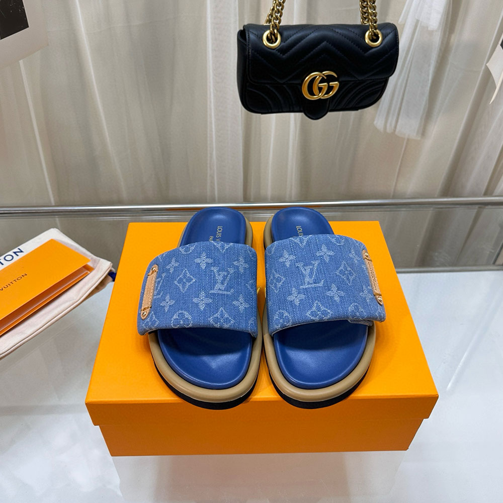 Louis Vuitton LV Pillow Comfortable Slide Sandals (Replica)