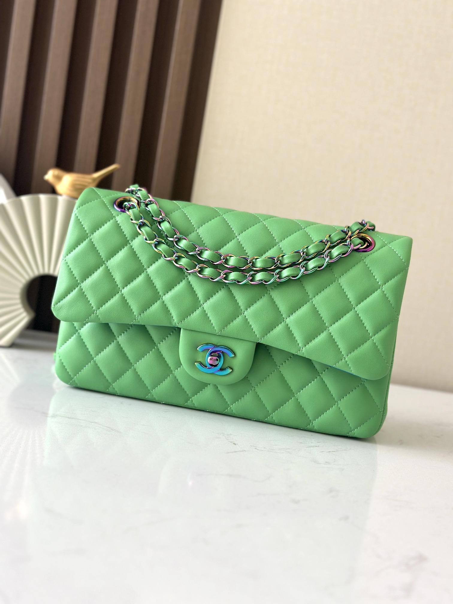 Chanel Bags CF chain clasp flap bag 25cm  1112（12AReplica）