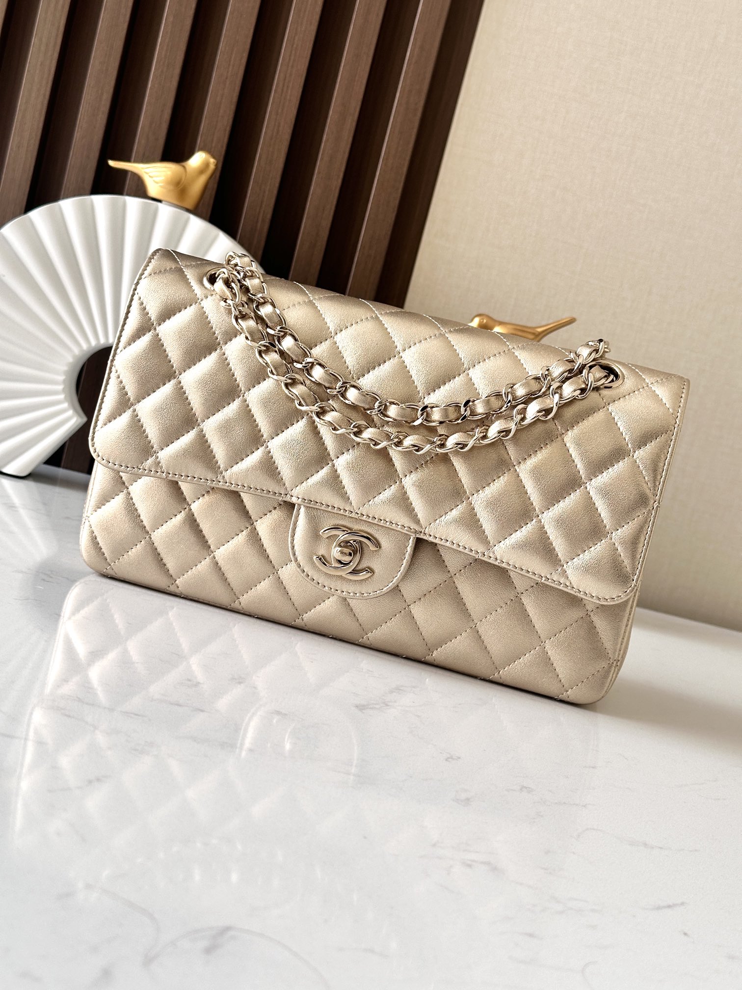 Chanel Bags CF chain clasp flap bag 25cm  1112（12AReplica）