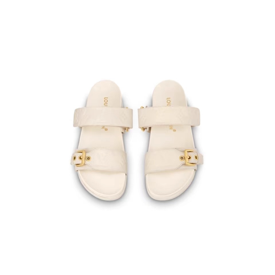 Louis Vuitton LV Bom Dia Fashion Flip-flops Slide Sandal (Replica)