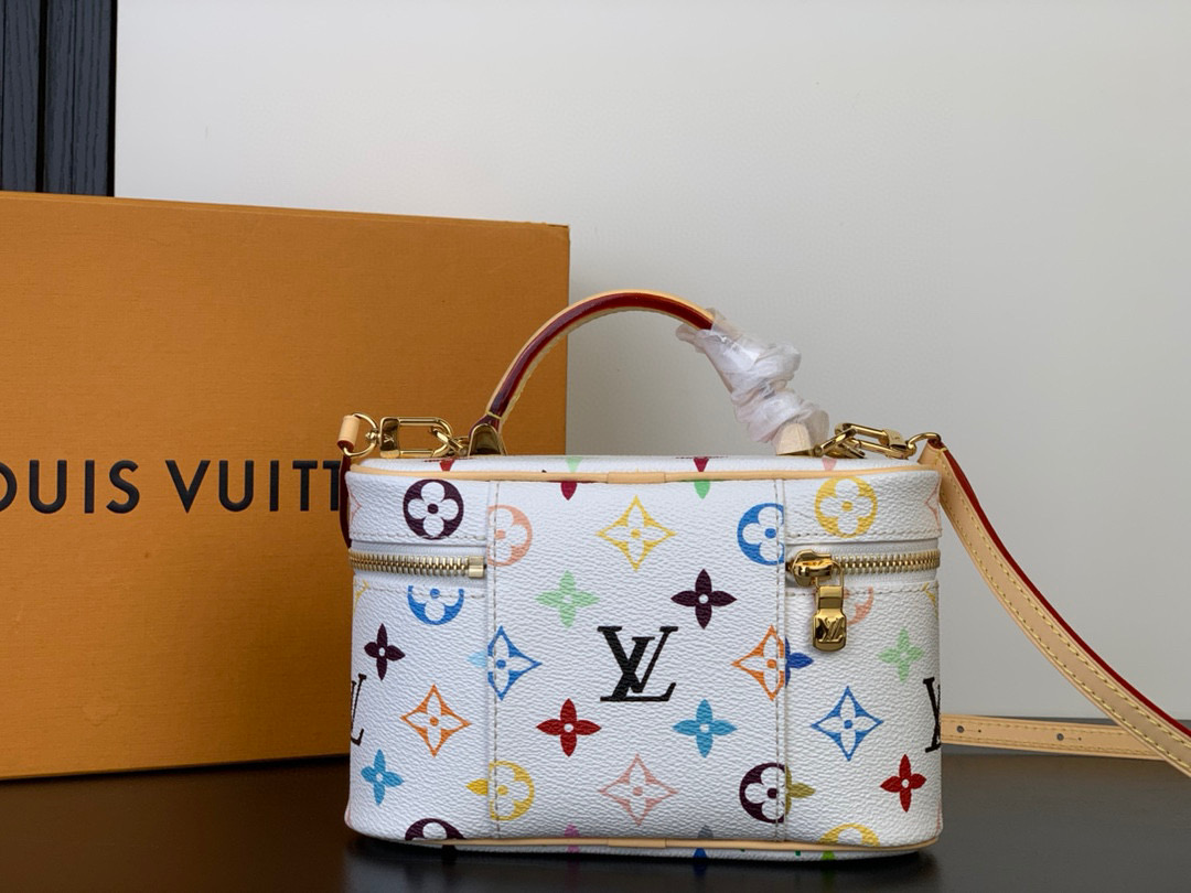 Louis Vuitton Bags MonogramTakashi Murakami Shoulder Bag Monogram  LV x TM VANITY CHAIN POUCH  M13662（12AReplica）