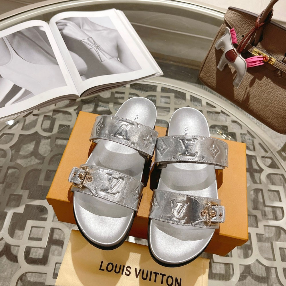 Louis Vuitton LV Bom Dia Fashion Flat Flip-flops Slide Sandal (Replica)