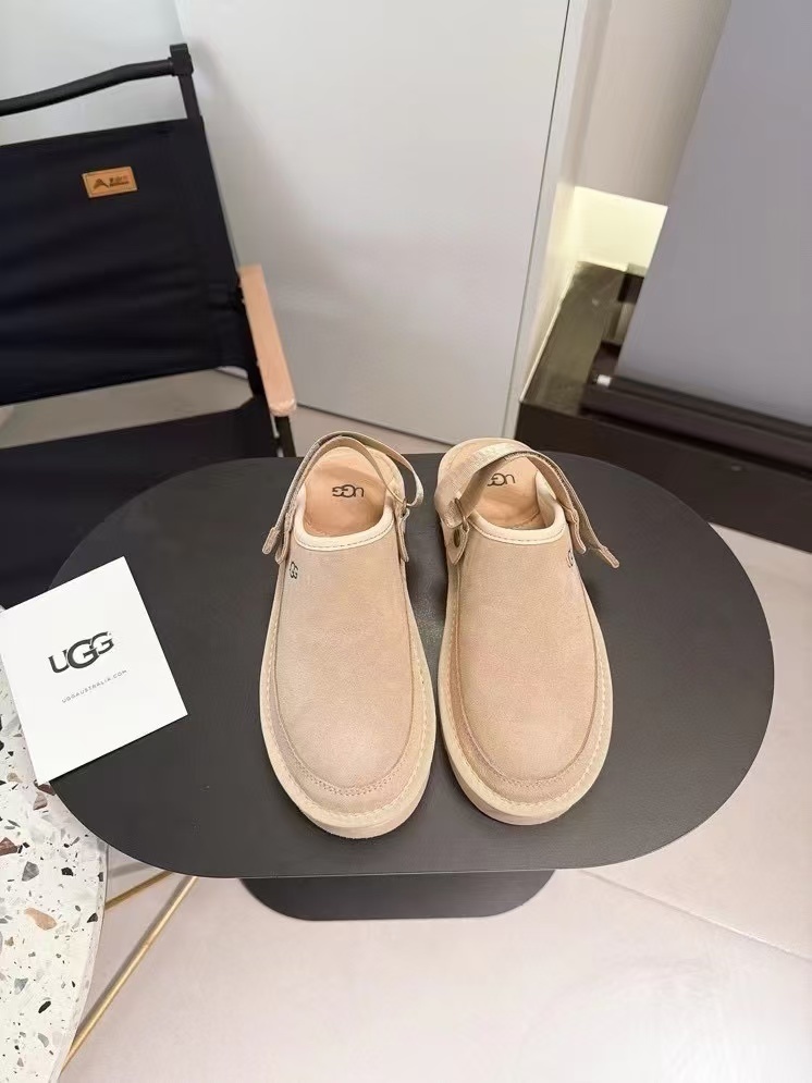 UGG New Autumn/Winter Slip-On Lazy Mule Slippers - High Quality Version(Replica)