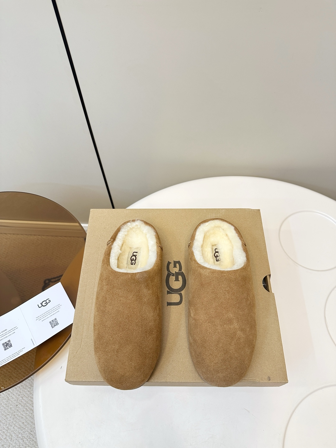 UGG New Autumn/Winter Slip-On Lazy Mule Slippers - High Quality Version(Replica)