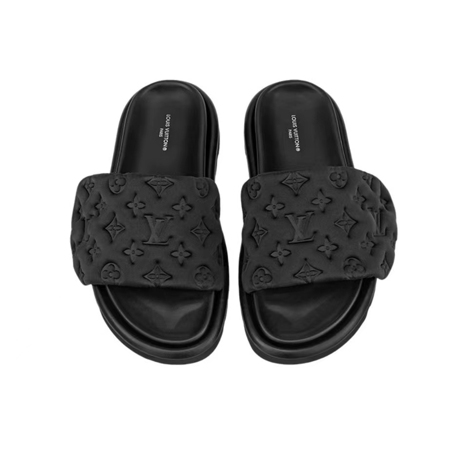 Louis Vuitton LV Pool Pillow Fashion Flat Flip-flops Slide Sandal (Replica)